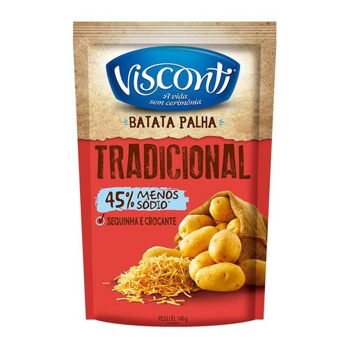 Batata Palha Visconti Tradicional Pacote 140 g