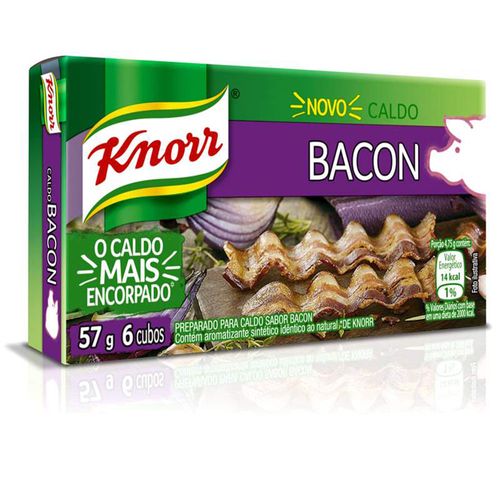 Caldo Knorr Bacon e Louro 6 cubos 57g