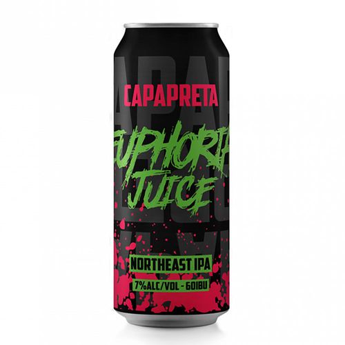 Cerveja Capa Preta Euphoria Juice Northeast IPA 473ml