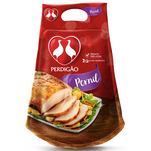 Pernil Suíno Perdigão Sem Osso Temperado Congelado 1Kg