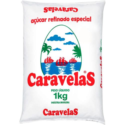 Açúcar Refinado Especial Caravelas 1kg