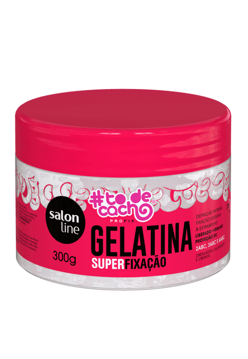 Gelatina Salon Line #To de Cacho Super Fixação Pote 300g