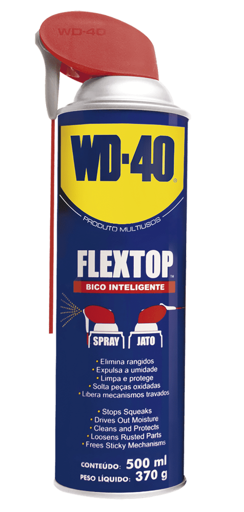 Óleo Lubrificante Desengripante  Flex Top WD-40 500 ml