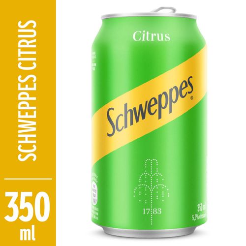 Refrigerante Schweppes Citrus Lata 350 ml Embalagem com 6 Unidades