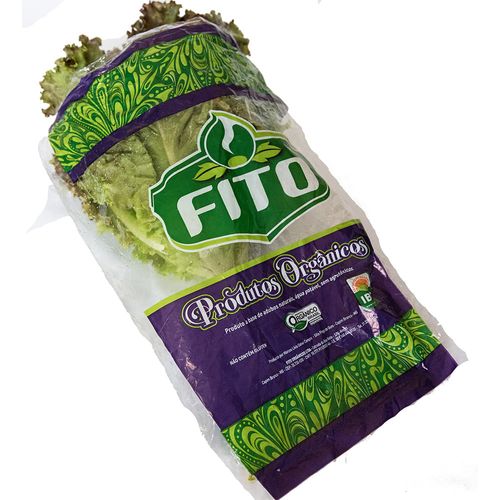 Alface Orgânico Roxa Fito Unidade