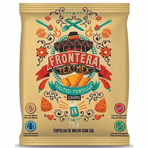 Tortillas Chips Frontera Salgada 75g