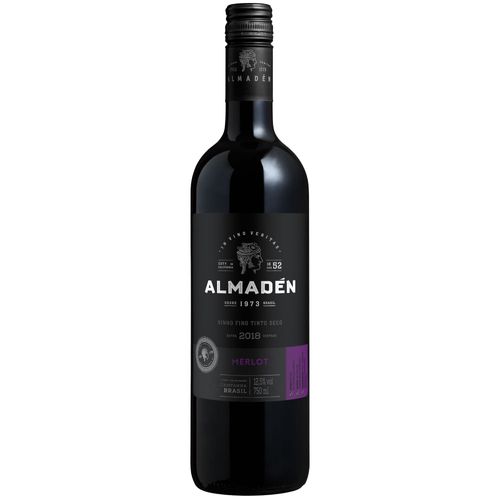 Vinho Nacional Tinto Almadén Merlot 750ml