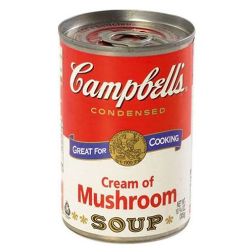 Sopa Cremosa Americana Campbells de Cogumelo Lata 295g