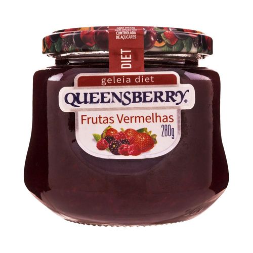 Geleia Queensberry Diet Frutas Vermelhas Vidro 280 g