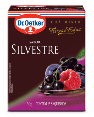 Chá Misto Dr.Oetker Flores & Frutas Silvestre Caixa 30 g com 15 Saquinhos