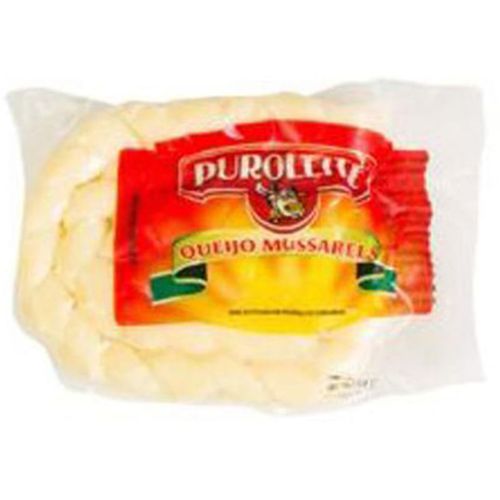 Queijo Muçarela Trança Média Pedaço Puroleite Bandeja 330g