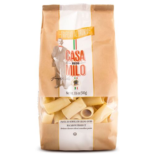 Massa Italiana Casa Milo Curta Rigatoni 500g