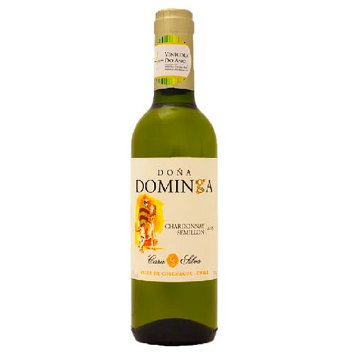 Vinho Chileno Branco Doña Dominga Chardonnay e Semilon 375 ml