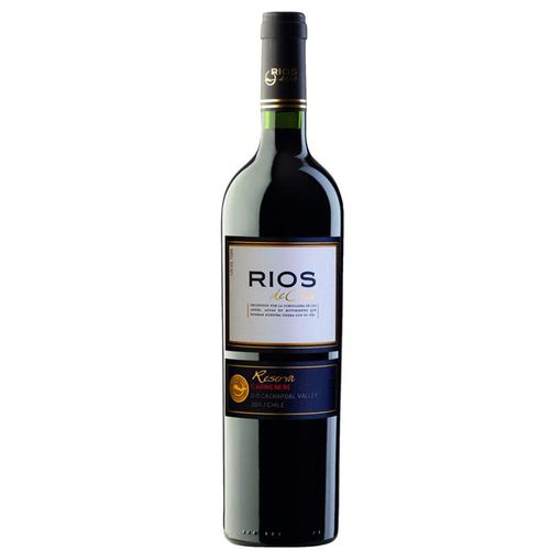 Vinho Chileno Tinto Rios de Chile Reserva Carménère 750ml