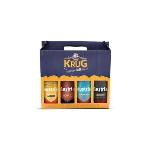 Kit Áustria Seleção com 4 Cervejas de 600 ml