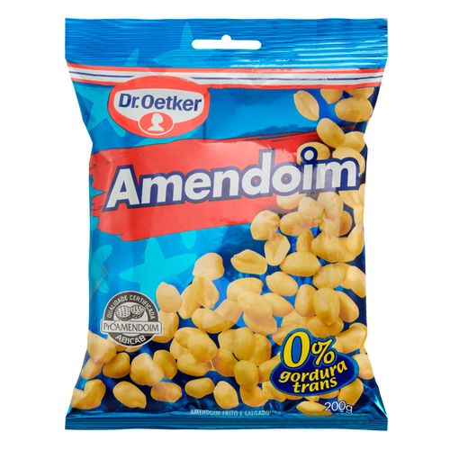 Amendoim Torrado e Salgado Dr.Oetker 200g