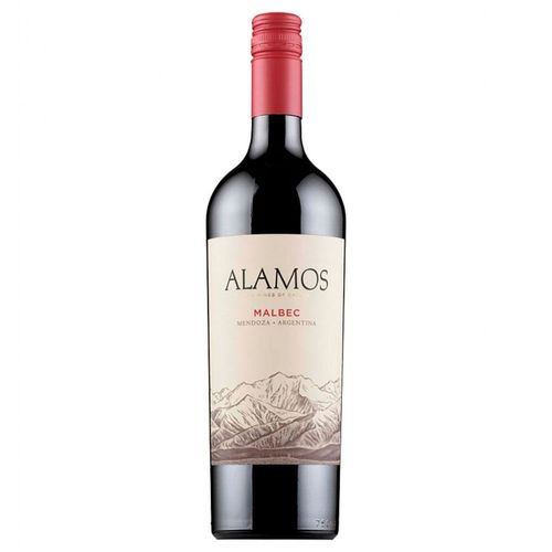 Vinho Argentino Alamos Malbec Tinto 750ml