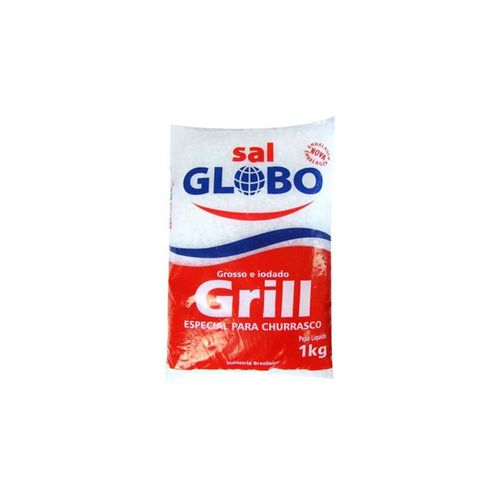 Sal Grosso Globo Iodado Grill para Churrasco 1 kg