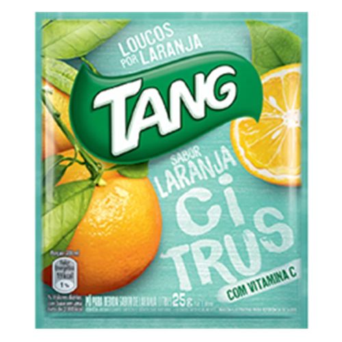 Refresco em Pó Laranja Citrus Tang Pacote 25g