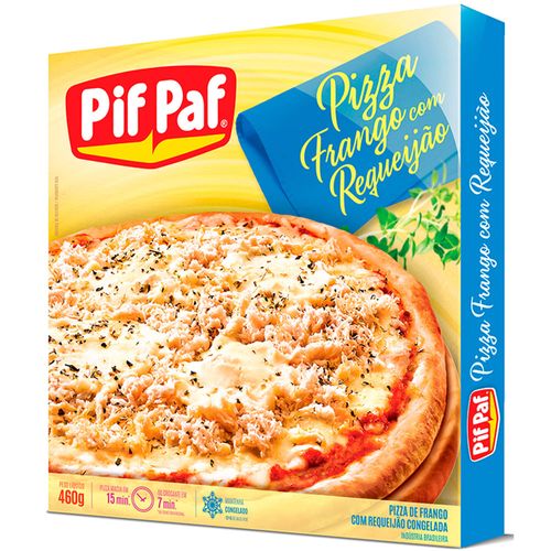 Pizza Pif Paf de Frango e Requeijão Caixa 460 g