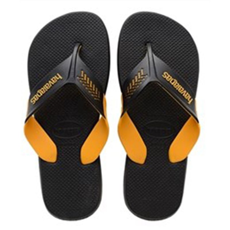 Sandalia-Havaianas-Dynamic-Preto-e-Amarelo-Banana-Nº-45---46-Par