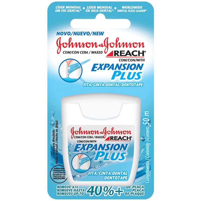 Fita-Dental-Johnson-s-Reach-Expansion-Plus-50-metros-Unidade