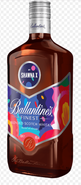 Whisky Escocês Blended Finest By Shawna X Ballantine's Garrafa 750ml