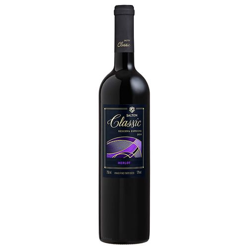 Vinho Nacional Tinto Salton Classic Merlot 750 ml