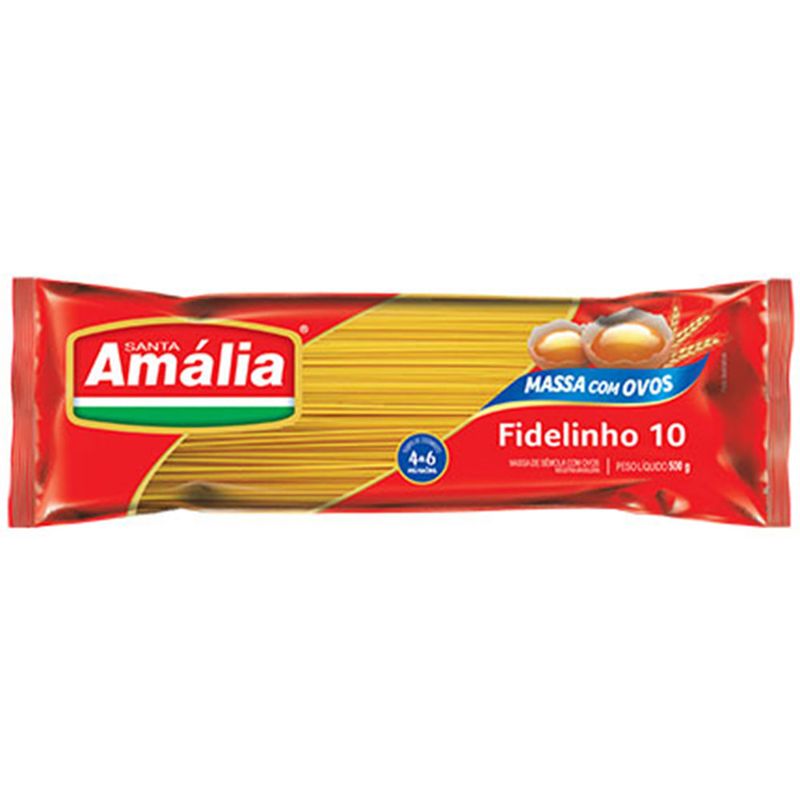 Massa-com-Ovos-Santa-Amalia-Fidelinho-N°10-500-g