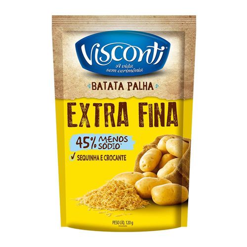 Batata Palha Visconti Extra Fina Pacote 120 g