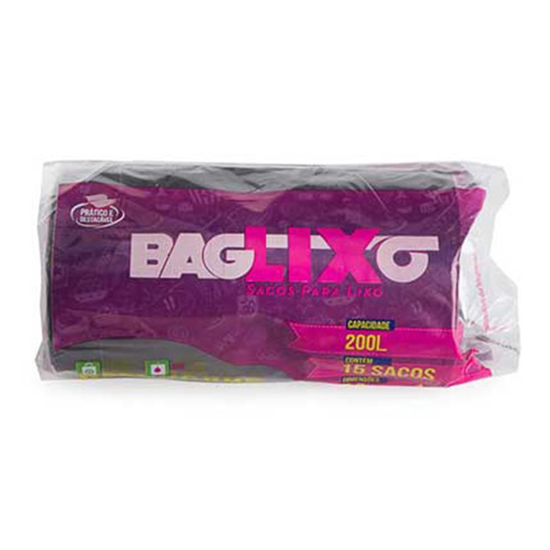 Saco-Para-Lixo-Baglixo-Reforcado-Preto-200-Litros-Rolo-15-Unidades