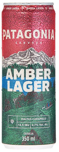 Cerveja Patagonia Amber Lager LT Sleek 350ml