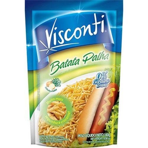 Batata Palha Visconti Cebola & Salsa Pacote 140 g