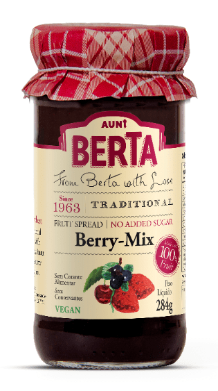 Geleia Israel Aunt Berta Berry Mix 284g