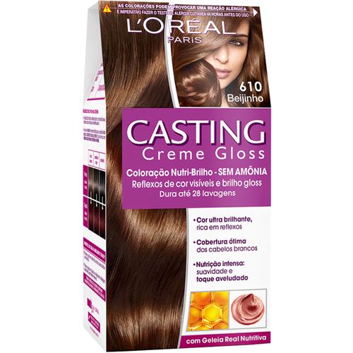 Tintura Tonalizante Casting Creme Gloss L'Oréal 610 Beijinho