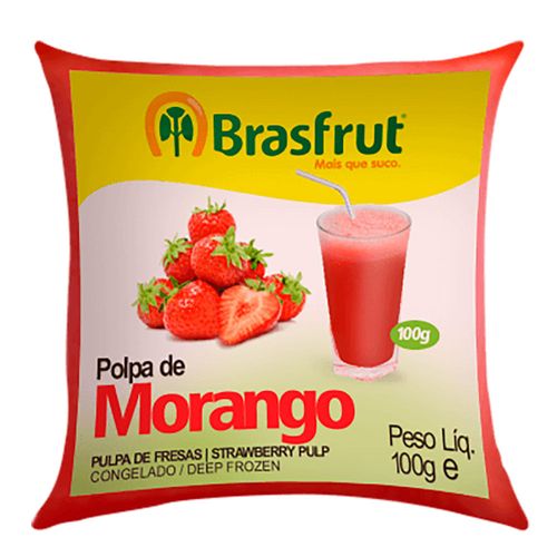 Polpa de Frutas Brasfrut Morango 100 g