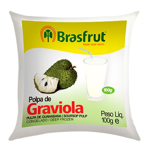 Polpa de Fruta Brasfrut Graviola 100 g