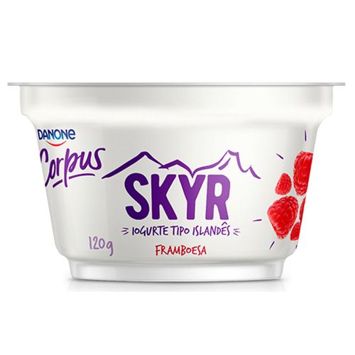 Iogurte Corpus SKYR Tipo Islandês Framboesa 120g