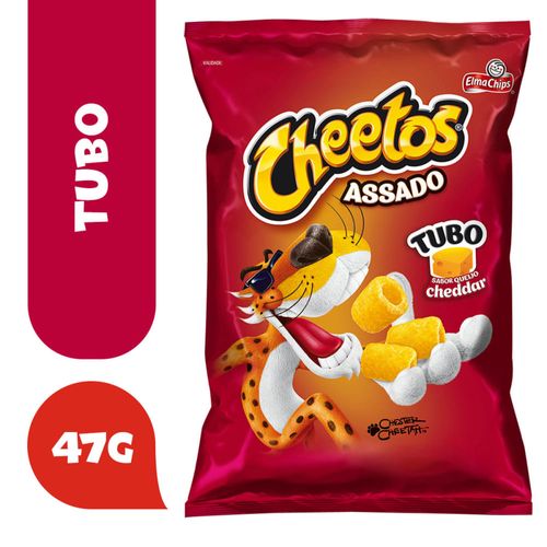 Salgadinho Cheetos Queijo Cheddar Tubo Pacote 47g