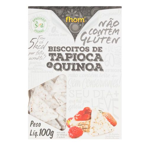 Biscoito de Tapioca Fhom com Quinoa 100 g