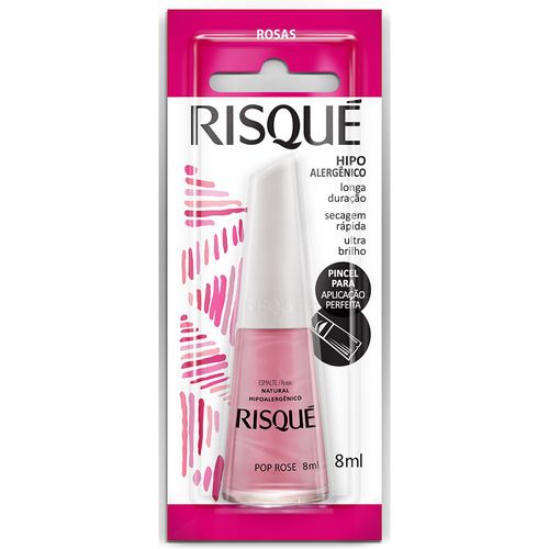 Esmalte Risqué Pop Rose 8ml