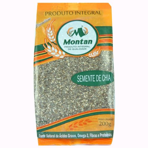 Semente de Chia Montan Integral 200g