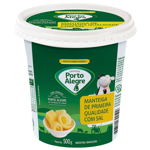 Manteiga Porto Alegre com Sal Pote 500 g