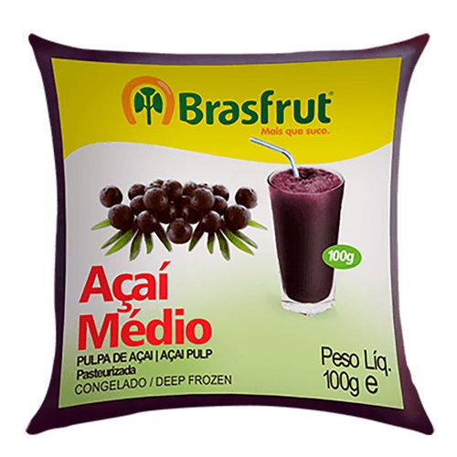 Polpa de Fruta Brasfrut Açaí 100 g