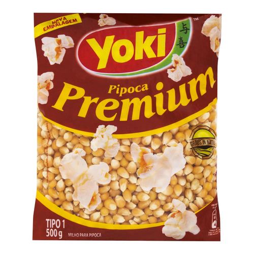 Milho para Pipoca Yoki Premium Pacote 500 g