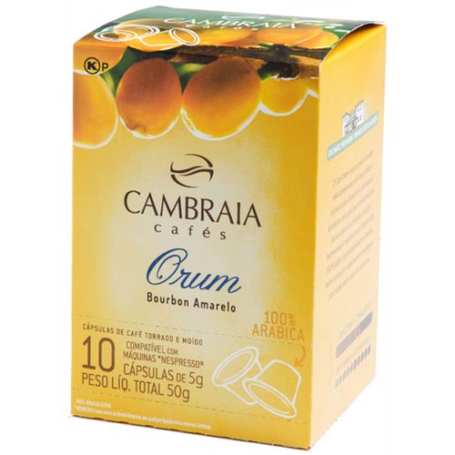 Cápsula de Café Cambraia Orum Caixa 10 Unidades