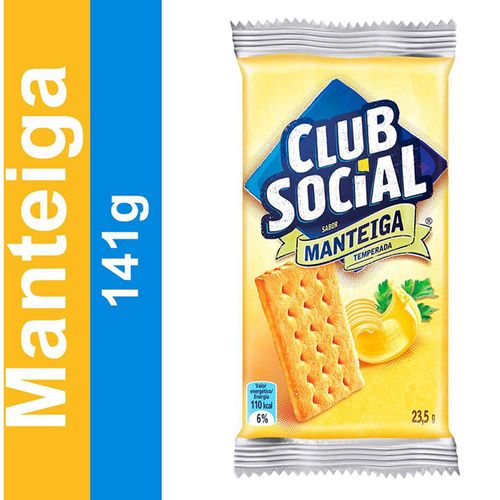 Biscoito Club Social Manteiga 141 g