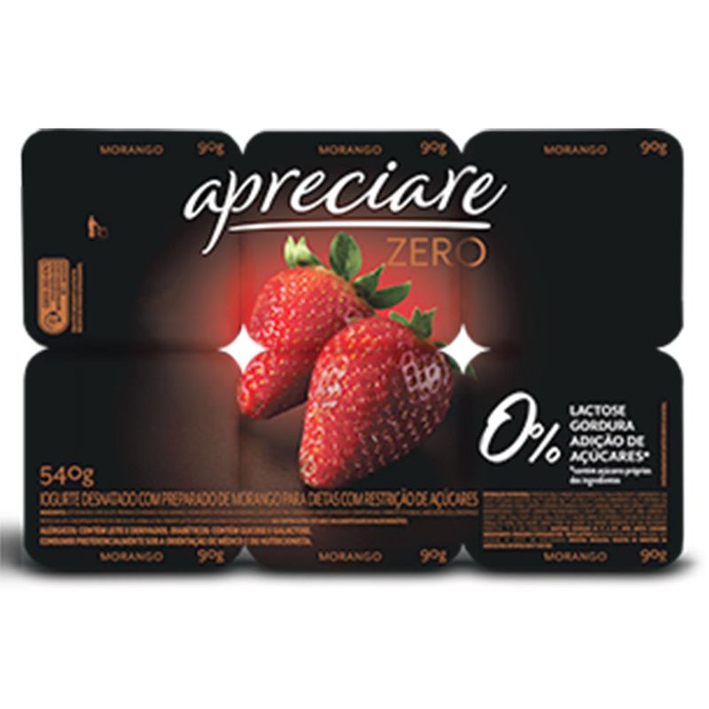 Iogurte-Apreciare-Morango-Morango-Zero-540g