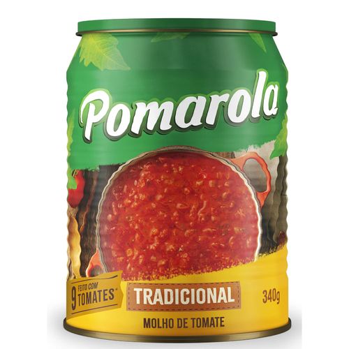 Molho de Tomate Pomarola Tradicional 340g