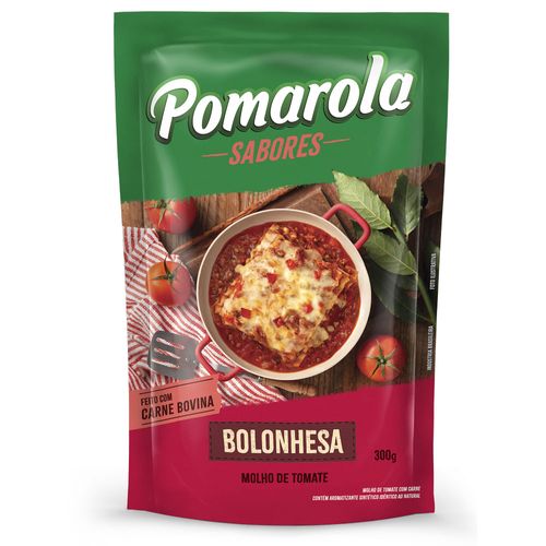 Molho de Tomate Pomarola Sabores Bolonhesa 300g